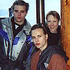 Jonathan, Richard and Jeanine skiing
